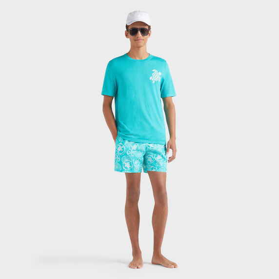 VILEBREQUIN Men Swim Shorts Oursins Bicolores