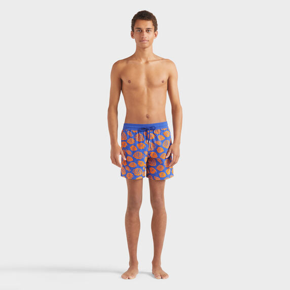 VILEBREQUIN Men Swim Shorts Flocked Fishy Vibes