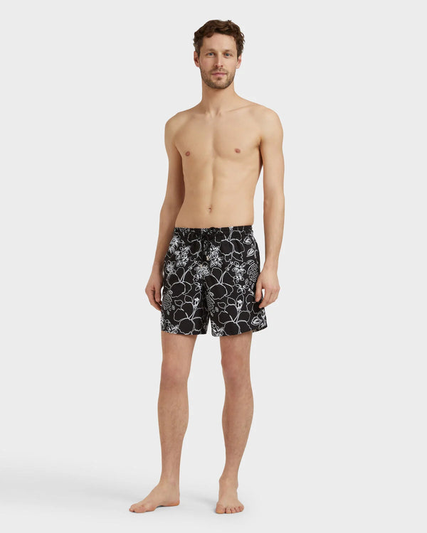 VILEBREQUIN  Men Swim Shorts Tropical Turtles Ink