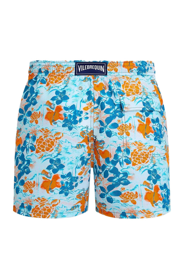 VILEBREQUIN Men Swim Shorts Jungle Turtles