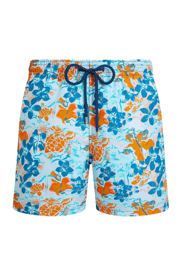 VILEBREQUIN Men Swim Shorts Jungle Turtles