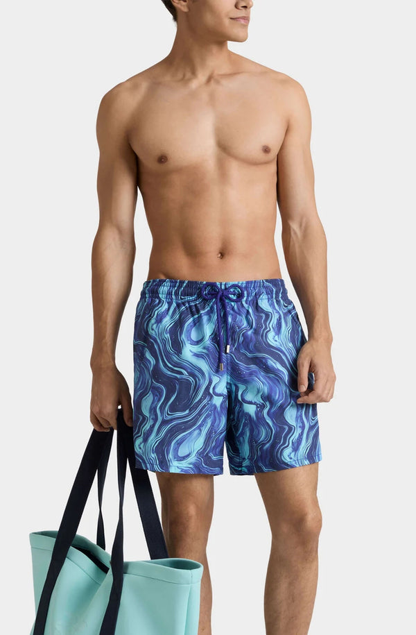 VILEBREQUIN  Men Swim Shorts Marble