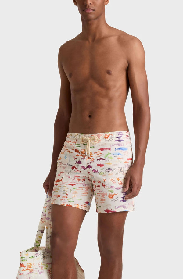 VILEBREQUIN Men Swim Shorts Pescador - Vilebrequin x Fabrice Hyber