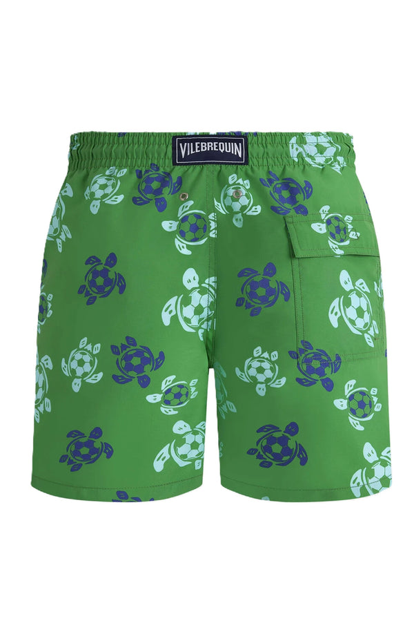 VILEBREQUIN Men Swim Shorts Soccer Turtles