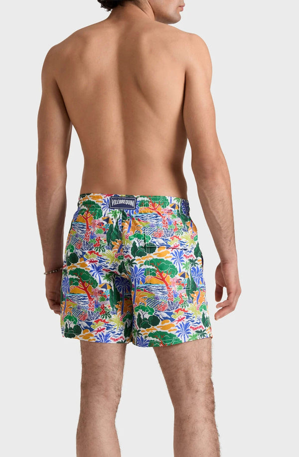 VILEBREQUIN Men Swim Shorts Seaside Life