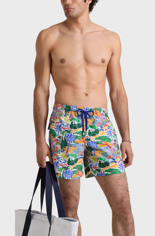 VILEBREQUIN Men Swim Shorts Seaside Life