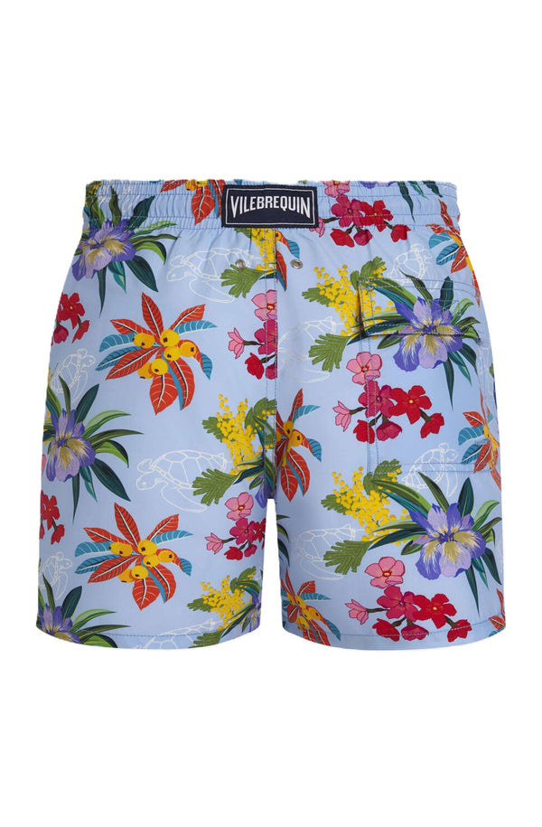 VILEBREQUIN  Men Swim Shorts Garden Turtles