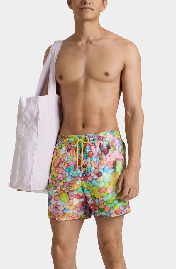 VILEBREQUIN Men Swim Shorts Multi Bubbles - Vilebrequin x Fabrice Hyber