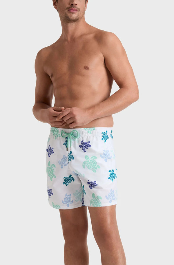 VILEBREQUIN Men Swim Shorts Tortues Multicolores