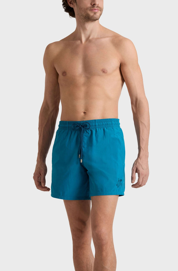 VILEBREQUIN Men Swim Shorts Water-reactive Micro Ronde des Tortues