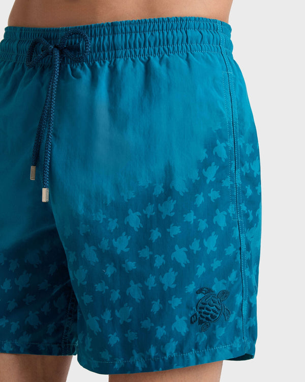 VILEBREQUIN Men Swim Shorts Water-reactive Micro Ronde des Tortues