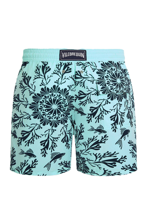 VILEBREQUIN Men Swim Shorts Flocked Coral Mandala