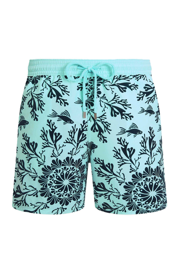 VILEBREQUIN Men Swim Shorts Flocked Coral Mandala