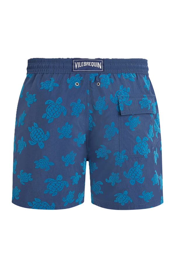 VILEBREQUIN Men Swim Shorts Flocked Ronde des Tortues