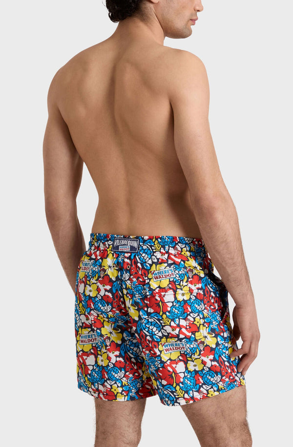 VILEBREQUIN Men Swim Shorts Tropico Waldo - Vilebrequin x Where's Wally?