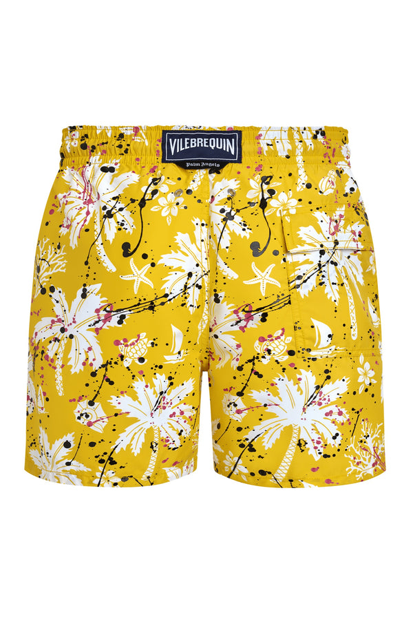 VILEBREQUIN Men Swim Trunks Hawaii Splash - VBQ x Palm Angels