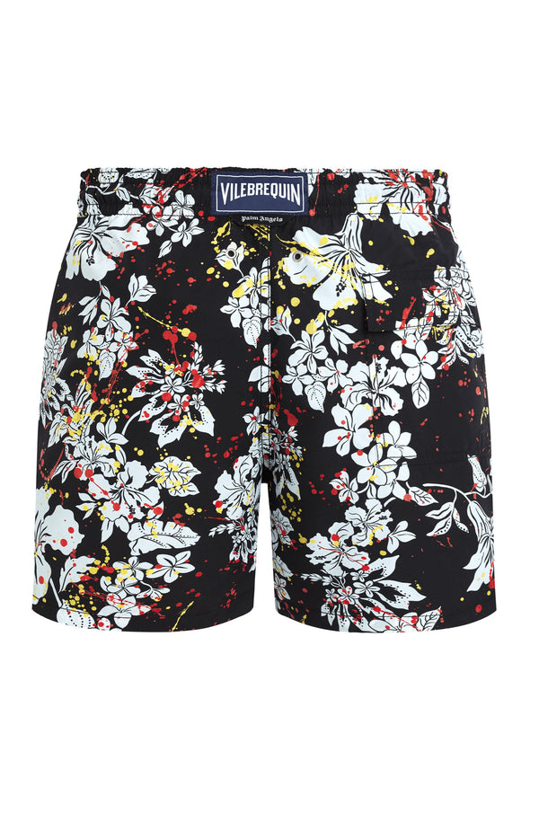 VILEBREQUIN Men Swim Trunks Flower Splash - VBQ x Palm Angels