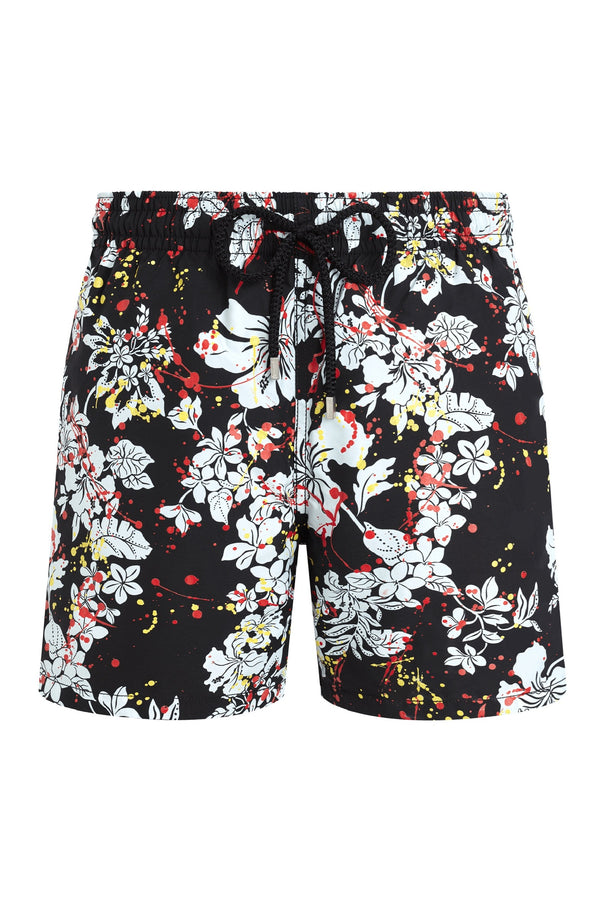 VILEBREQUIN Men Swim Trunks Flower Splash - VBQ x Palm Angels