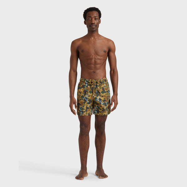VILEBREQUIN Men Swim Trunks Camo Splash - VBQ x Palm Angels