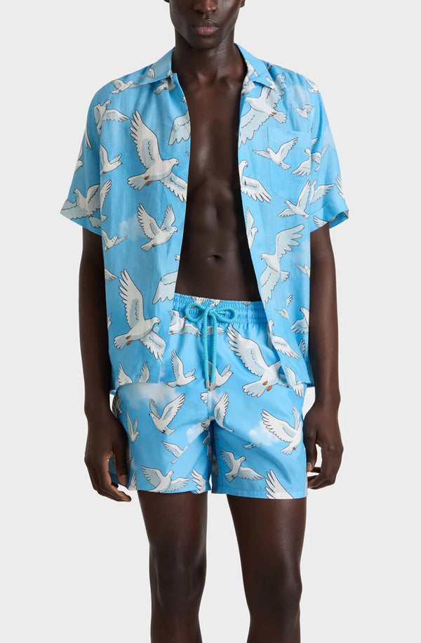VILEBREQUIN Men Swim Shorts Doves - Vilebrequin x 3.PARADIS
