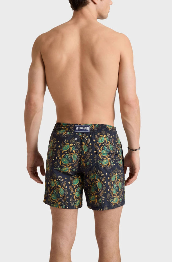 Vilebrequin Men Swim Shorts Mangrove Turtles - Vilebrequin x Abu Dhabi
