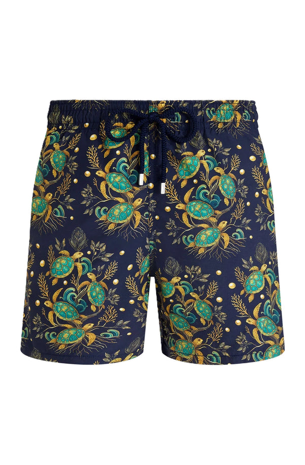 Vilebrequin Men Swim Shorts Mangrove Turtles - Vilebrequin x Abu Dhabi