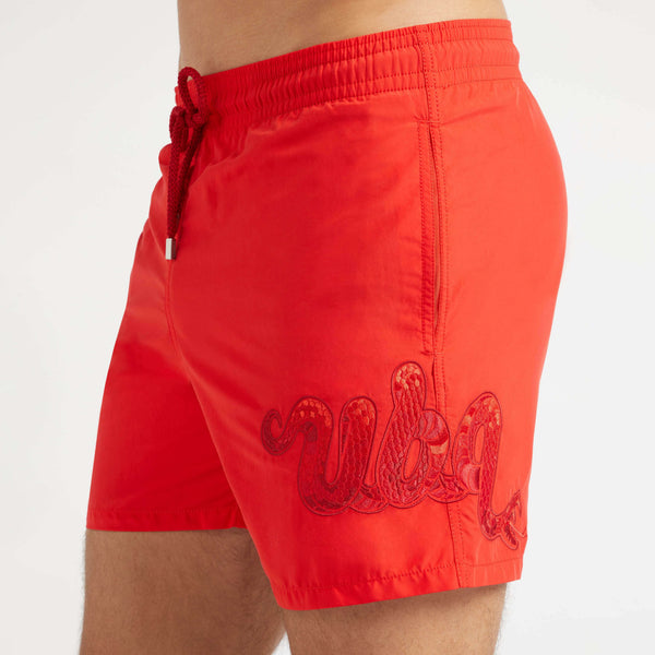 VILEBREQUIN Men Embroidered Swim Shorts - The Year of the Snake