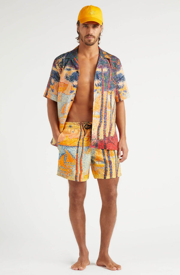 VILEBREQUIN Men Swim Shorts 360 Voile et Pins - Vilebrequin Paul Signac