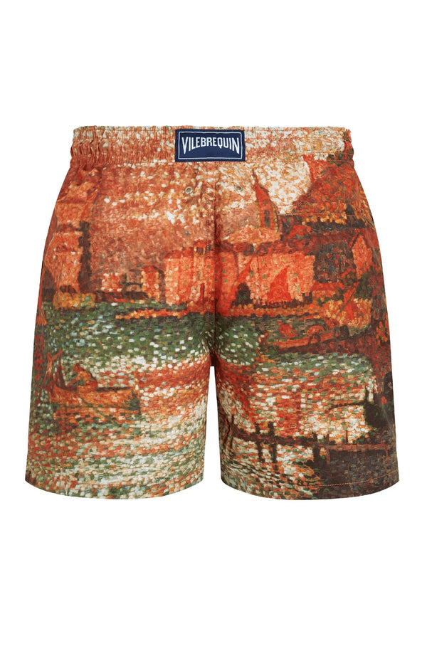 VILEBREQUIN Men Swim Shorts 360 Sortie Du Port De St. Tropez - Vilebrequin x Paul Signac