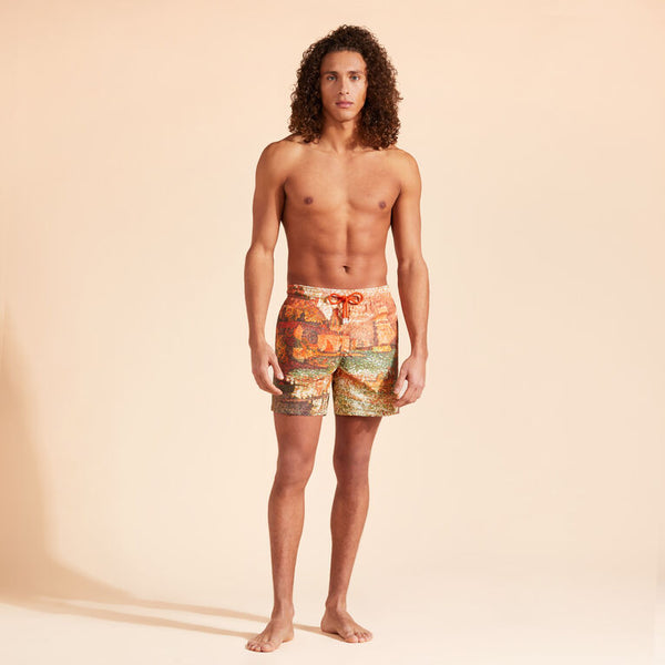 VILEBREQUIN Men Swim Shorts 360 Sortie Du Port De St. Tropez - Vilebrequin x Paul Signac
