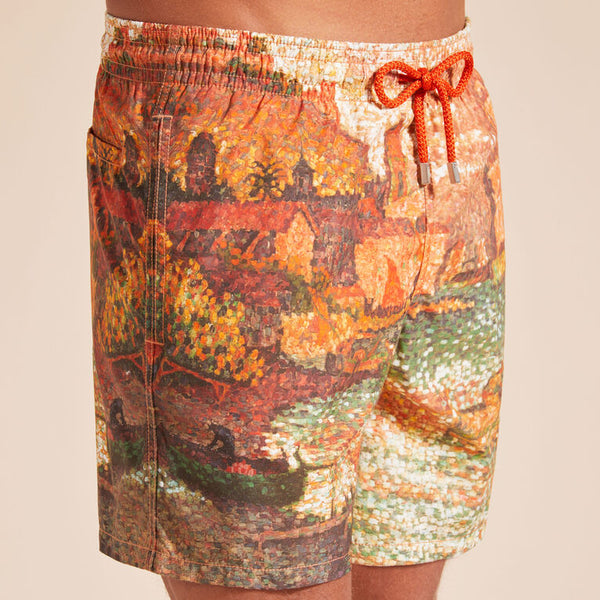 VILEBREQUIN Men Swim Shorts 360 Sortie Du Port De St. Tropez - Vilebrequin x Paul Signac