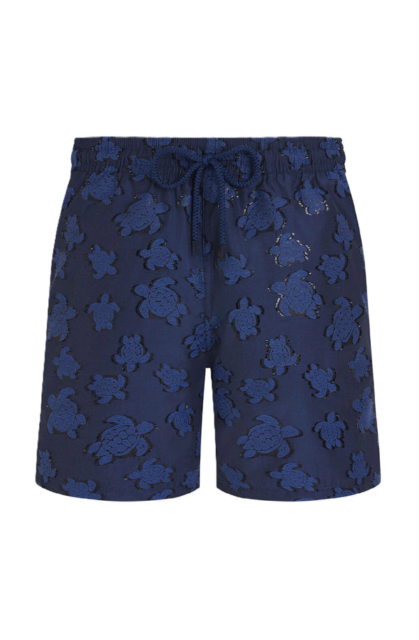 VILEBREQUIN Men Swim Shorts Ronde des tortues Jacquard
