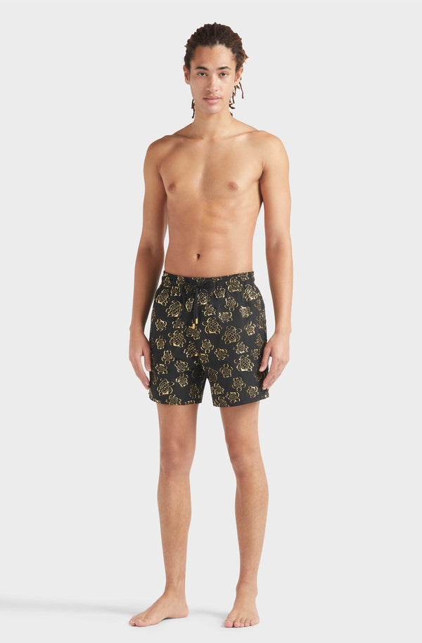 VILEBREQUIN Men Swim Shorts Ronde des Tortues Jacquard