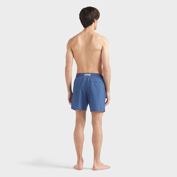 VILEBREQUIN Men Wool Swim Shorts Fish Net