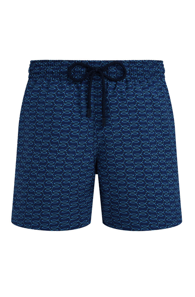 VILEBREQUIN Men Wool Swim Shorts Fish Net