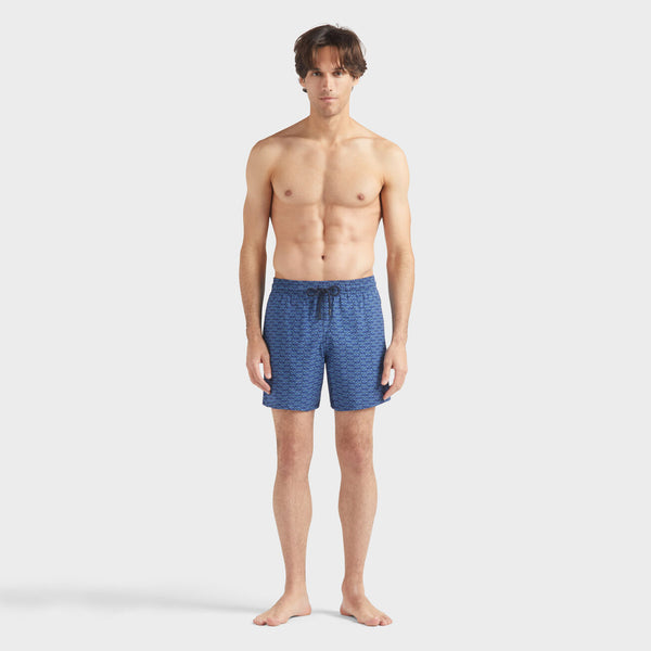 VILEBREQUIN Men Wool Swim Shorts Fish Net