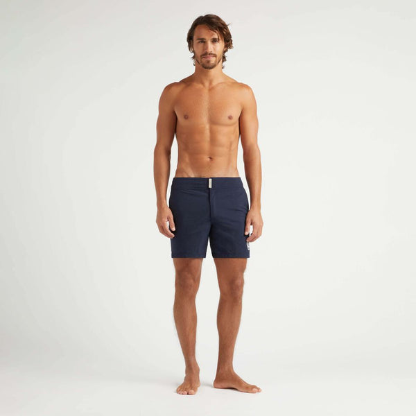 VILEBREQUIN Men Stretch Swim Shorts Flat Belt - Vilebrequin x Ines De La Fressange