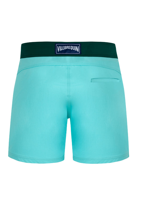 VILEBREQUIN Men Stretch Swim Shorts Flat Belt Color Block