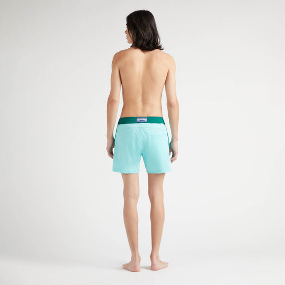 VILEBREQUIN Men Stretch Swim Shorts Flat Belt Color Block