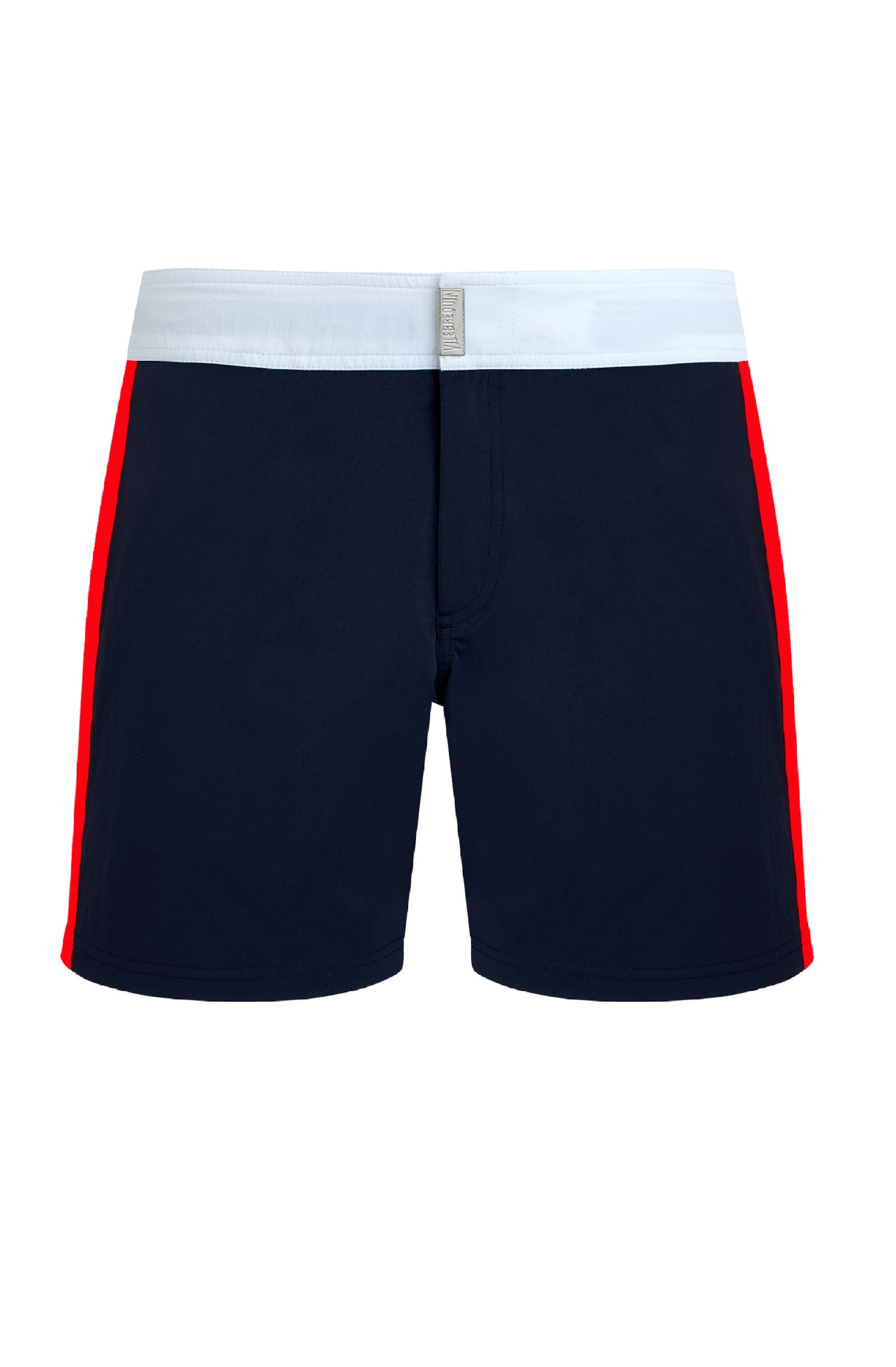 VILEBREQUIN Men Stretch Swim Shorts Flat Belt Color Block HAMAC