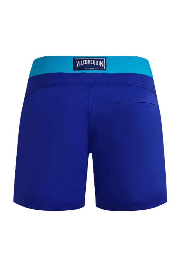 VILEBREQUIN Men Stretch Swim Shorts Flat Belt Color Block