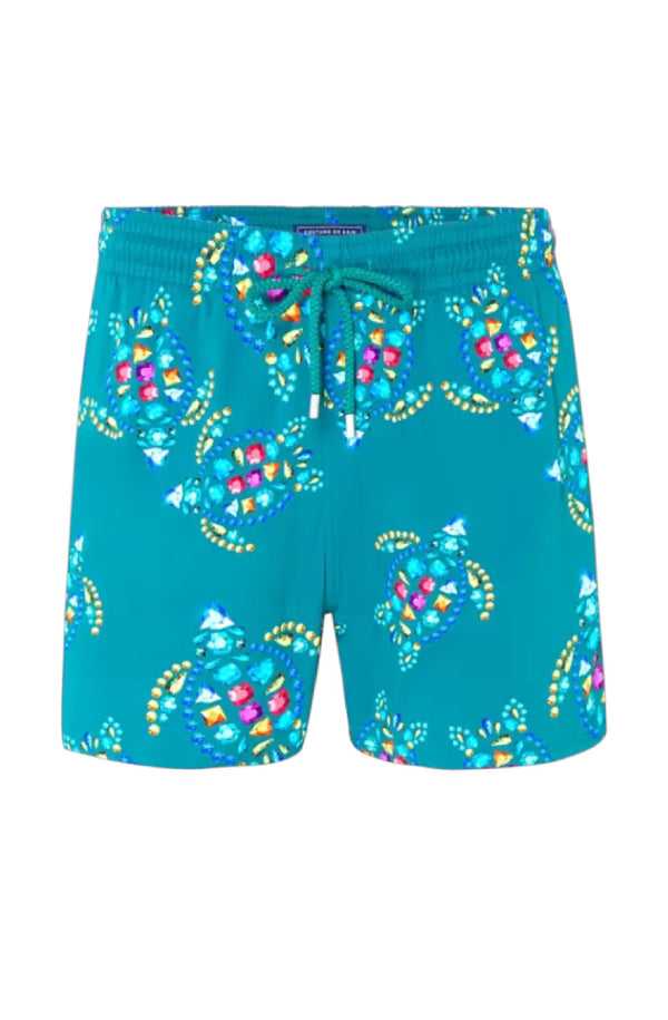 VILEBREQUIN Men Stretch Swim Shorts Vendome Turtles