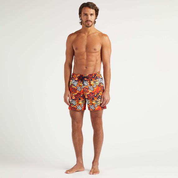 VILEBREQUIN Men Stretch Swim Shorts Monoi Turtles