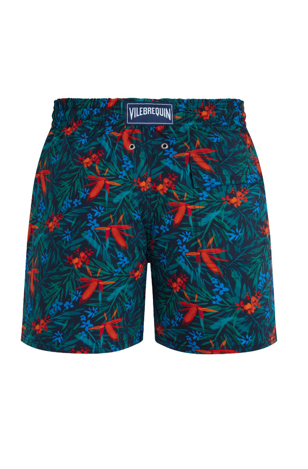 VILEBREQUIN Men Stretch Swim Shorts Tropical Flowers