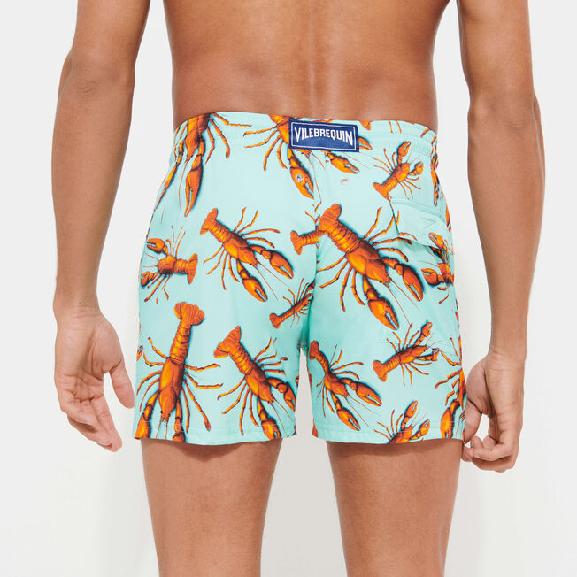 VILEBREQUIN Men Stretch Swim Shorts Lobster