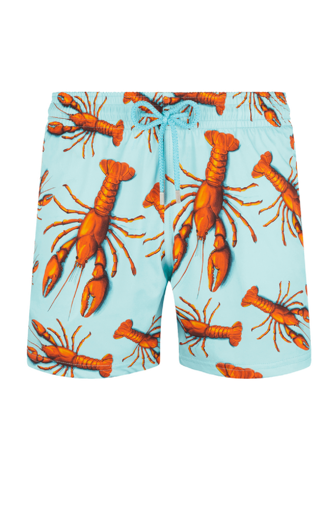 VILEBREQUIN Men Stretch Swim Shorts Lobster