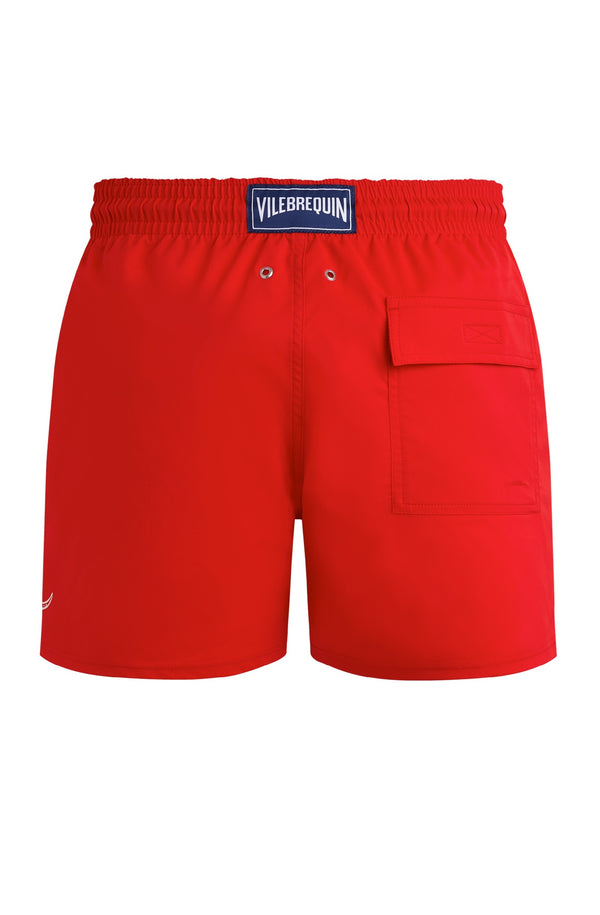 VILEBREQUIN Men Stretch Short Swim Shorts Placed Poulpe