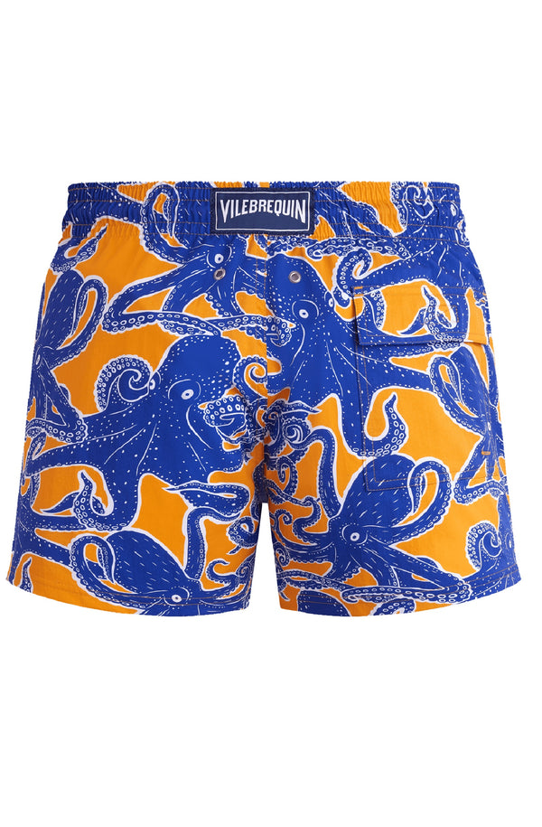 VILEBREQUIN Men Stretch Short Swim Shorts Poulpes