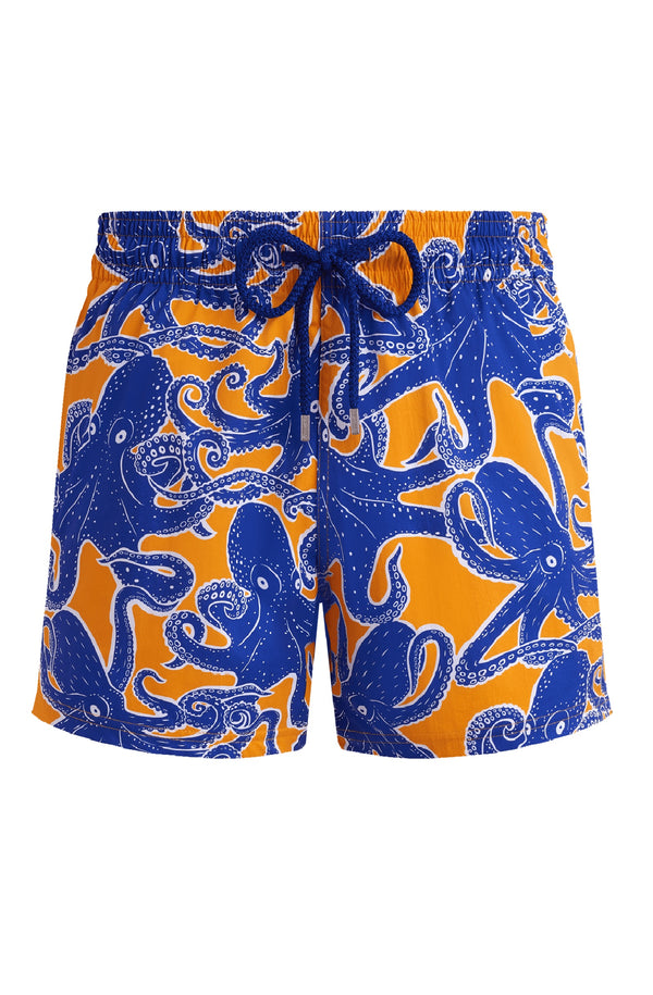 VILEBREQUIN Men Stretch Short Swim Shorts Poulpes