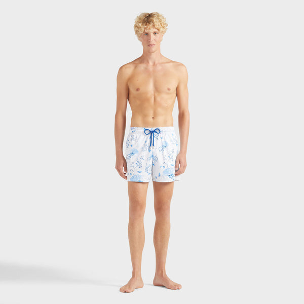VILEBREQUIN Men Stretch Swim Shorts Medusa And Shells
